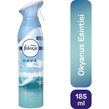 Febreze Hava Ferahlatıcı Sprey Oda Kokusu Okyanus Esintisi 185