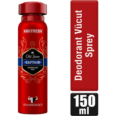 Old Spice Captain Erkek Deodorant Vücut Spreyi 150