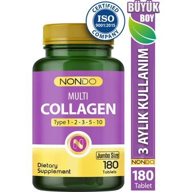 Nondo Multi Kolajen - Collagen  Tip 1-2-3-5-10 180