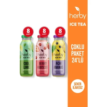 Ice Tea Soğuk Çay Şeker İlavesiz Deneme Paketi 250 ml x