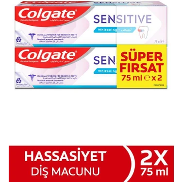 Colgate Sensitive Diş Macunu 75 ml x 2