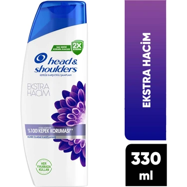 Head & Shoulders Ekstra Hacim Kepek Karşıtı 330ML Günlük Kullanım