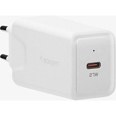 Spigen 27W USB-C Hızlı Şarj Aleti Güç Adaptörü  iPhone & Android & iPad Type-C -