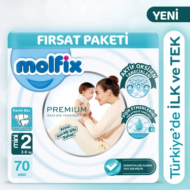 Molfix Premium Fırsat Paketi 2 Beden 70