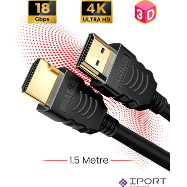 Ttaf HDMI 2.0 4K Ultra Hd 60 Hz Ses ve Görüntü Aktarım Kablosu 1,5