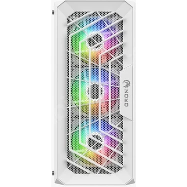 Zoko Chiko White 4X12 cm Argb Fan Mesh Panel Temperli Cam Fiyatı