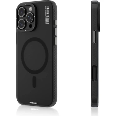YoungKit Apple iPhone 16 Pro Max Uyumlu Kılıf Magsafe Şarj Özellikli Hidden Sand Serisi Kapak