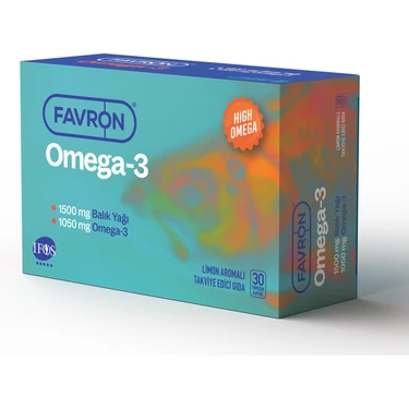 Favron Omega 3 Içeren Takviye Edici Gıda 30