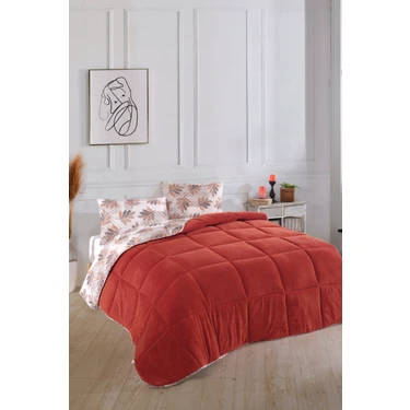 Formeya Tek Kişilik Lüx Wellsoft Yorgan Çift Taraflı Yastık Kılıflı 155x215 cm