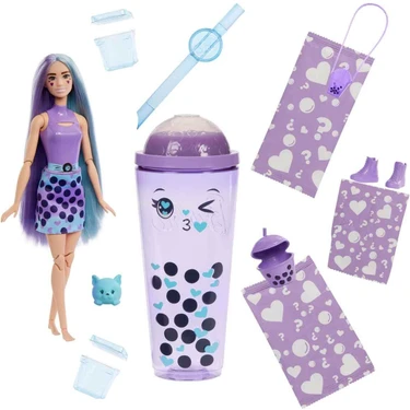 Barbie Pop Reveal Bubble Tea Serisi Taro Milk Mor Renkli Fiyatı