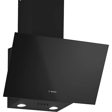 Bosch DWK63PJ60T Davlumbaz Duvar Tipi Eğimli Siyah