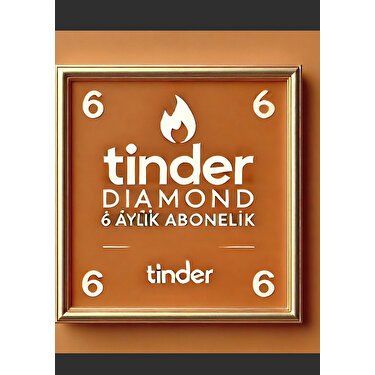 Tinder Diamond 6 Aylık Abonelik