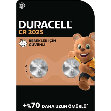 DURACELL 2025 (2’li Paket) Lityum Düğme Piller