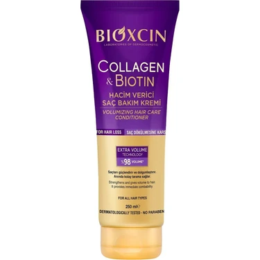 Bioxcin Collagen & Biotin Ekstra Hacim Saç Kremi 250 ml - Kolajen Biotin Ince Seyrek