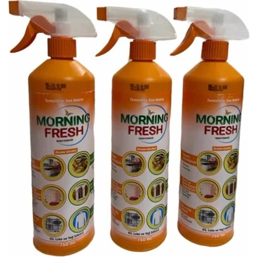 Morning Fresh Power Team Kir-Leke ve Yağ Çözücü 750 ml x 3 Adet Sprey