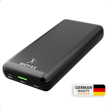 Woyax 25000mAh 130W Süper Hızlı Powerbank Laptop Notebook Macbook Taşınabilir Şarj Cihazı