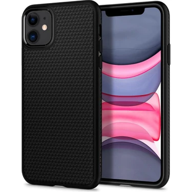 Spigen iPhone 11 Kılıf Liquid Air Black -