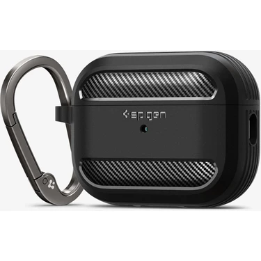 Spigen AirPods Pro (2. nesil) Kılıf Rugged Armor Matte Black -