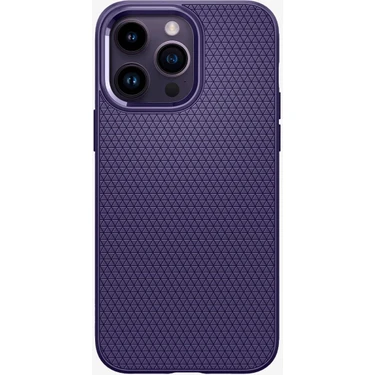 Spigen iPhone 14 Pro Max Kılıf Liquid Air Deep Purple -