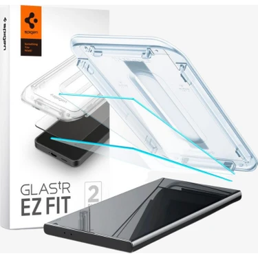 Spigen Galaxy S24 Ultra Cam Ekran Koruyucu Kolay Kurulum Glas.tR EZ Fit HD (2 Adet) -