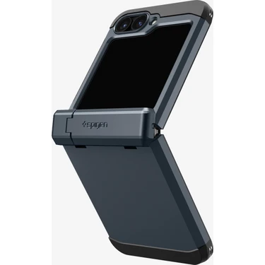 Spigen Galaxy Z Flip 6 Kılıf Tough Armor Pro Metal Slate -