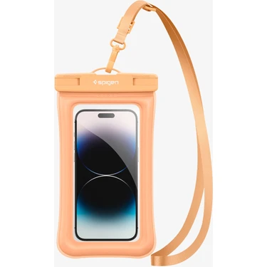 Spigen Aqua Shield Floating WaterProof iPX8 Sertifikalı Su Geçirmez Yüzer Kılıf A610 Apricot -