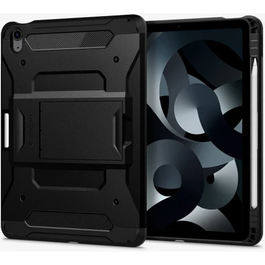 Spigen iPad Air 11" (2024) / iPad Air 10.9" (2022 / 2020) Kılıf Tough Armor Pro Black -