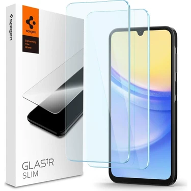 Spigen Galaxy A25 / Galaxy A15 Cam Ekran Koruyucu Glas.tR Slim (2 Adet) -