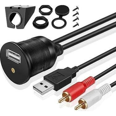 Alfais 4825 USB 2rca 3.5mm Aux Araç Içi Kontrol Paneli Fiyatı