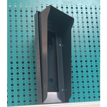 Diafon 15x35x16 cm Açılı Zil Paneli 2,si 1 Arada Yağmurluklu Metal Yön Çevirme ve Koruma