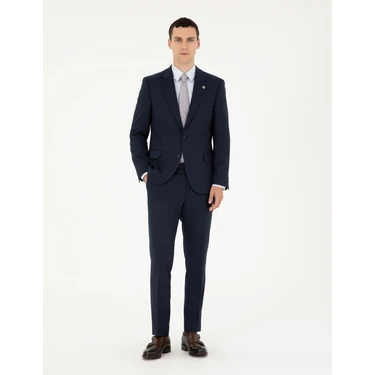 Pierre Cardin Erkek Lacivert Slim Fit Takım Elbise