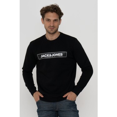 Erkek Göğüs Logo Baskılı Sweatshirt - Minder