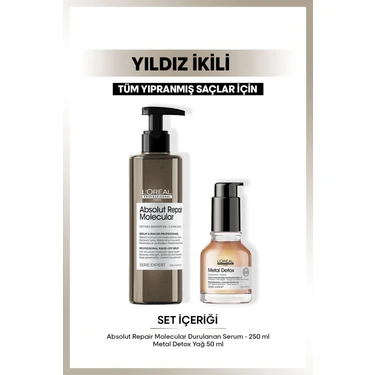 L'Oréal Professionnel Serie Expert Absolut Repair ve Metal Detox Yıldız İkili Bakım