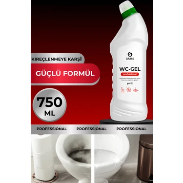 Grass Wc-Gel Professional Ağır Kirler Için Klozet Temizlik Ürünü 750