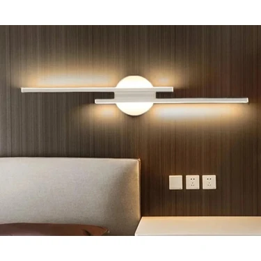 Fer Avize Asya Modern Tasarım Beyaz Renk Gün Işığı Ledli Banyo - Mutfak - Salon LED