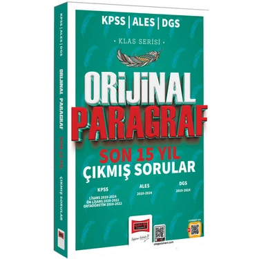 Yargı Yayınevi 2025 KPSS ALES DGS YGS TYT MSÜ Klas Serisi Orijinal Problemler Çıkmış