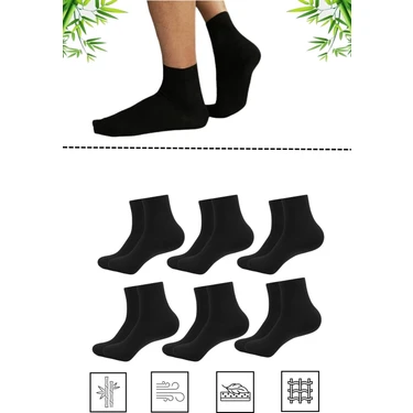 Mistero Socks Bambu Kısa Konç  Çorap Dikişsiz 6