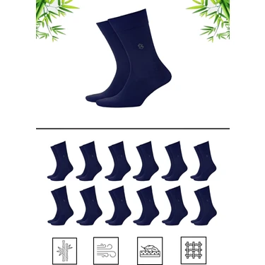 Mistero Socks Dikişsiz Bambu Erkek Soket Çorap 12