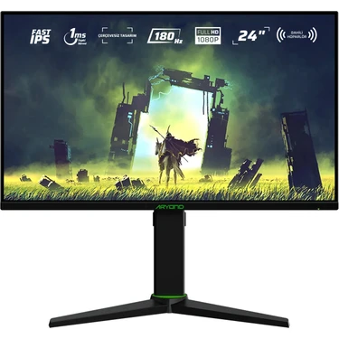 Monster Aryond A24 V2 24" 180Hz Fhd 1 Ms HDR10 300 Nit G-Sync Freesync Pivot Fast IPS Oyuncu
