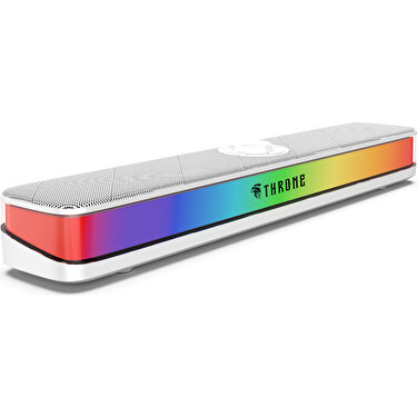 Throne Harmony 5W*2 Chromatic RGB 50mm Sürücülü Premium Soundbar Speaker (Bluetooth v5.3+Type C