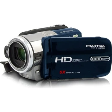 Praktıca Dvc 5.1 Hdmı Video Kamera (5 Megapiksel 5 Kat Optik Zoom, 7,6 cm (3 Inç)