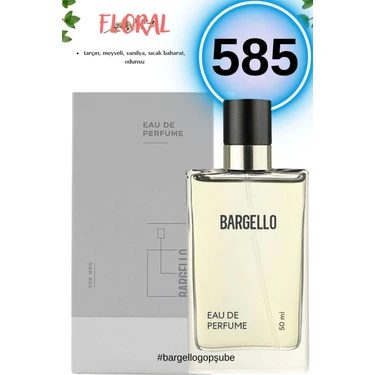 Bargello 585 Floral Erkek Parfüm 50ML