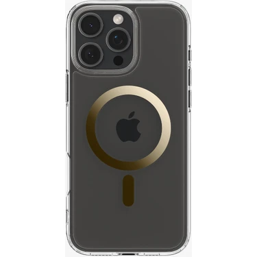 Spigen iPhone 16 Pro Kılıf Ultra Hybrid MagFit MagSafe özellikli Gold -