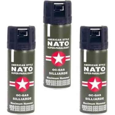 Nato Spreyi Biber Yaşartıcı Gazı 50 ml 3