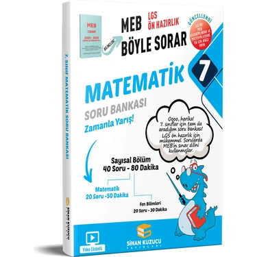 Sinan Kuzucu Yayınları 7. Sınıf Meb Böyle Sorar Matematik Soru Bankası Video