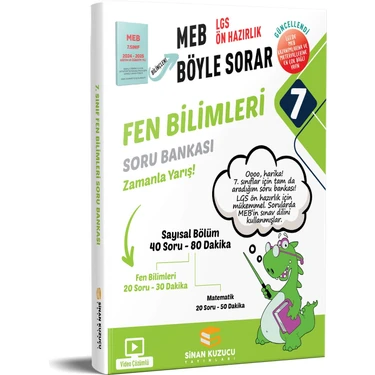 Sinan Kuzucu Yayınları 7. Sınıf MEB Böyle Sorar Fen Bilimleri Video Çözümlü Soru