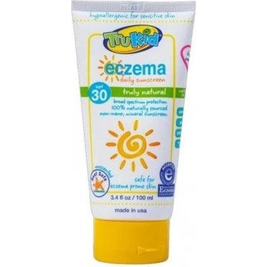 Trukid Eczema SPF30 Daily Sunscreen 100 ml ( Hassas Bebek ve Çocuk Cildi Için Güneş Koruyucu
