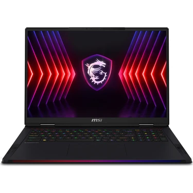 MSI RAIDER 18 HX A14VIG-468TR Intel Core i9 14900HX 64GB 2TB SSD RTX4090 Windows 11 Home 18" UHD+