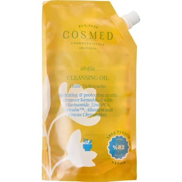 Cosmed Atopia Cleansing Oil Refill - Yüz ve Vücut İçin Temizleme Yağı - Yağ Bazlı Temizleyici 400