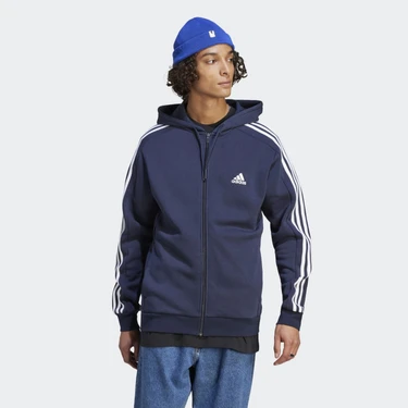 Adidas Sportswear IJ6478 Essentials Fleece 3-Stripes Full-Zip